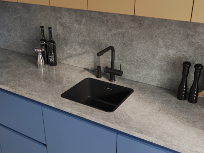 Детальное фото товара: Omoikiri OM-09 sensor GB, дозатор для моющего средства, графит