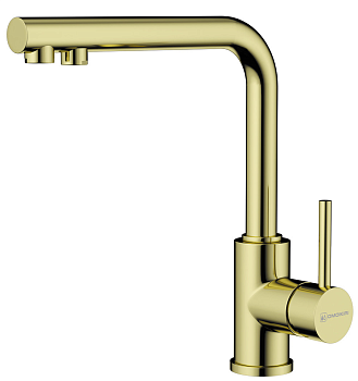 Фото товара: Omoikiri Nakagawa 2 Plus-LG, смеситель, светлое золото