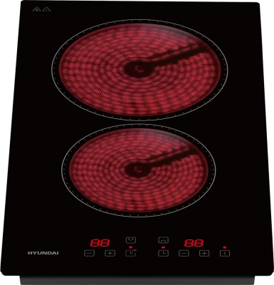 Детальное фото товара: Hyundai HHE 3210 BG стеклокерамическая поверхность