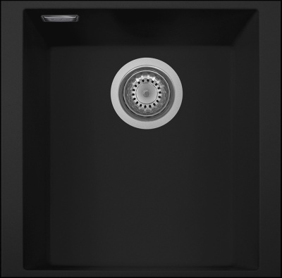 Фото товара: Rivelato STRIA SR-4134 nero profondo, мойка, керамика, черный