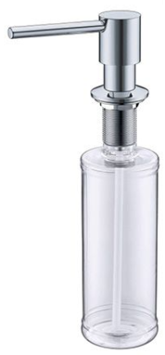 Детальное фото товара: ALVEUS PLUM 0,32L CHR, дозатор для моющего средства, хром