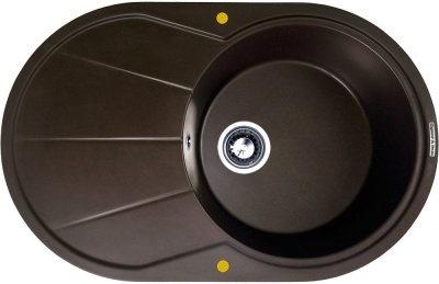 Детальное фото товара: Zigmund & Shtain KREIS OV 770B, мойка, швейцарский шоколад 