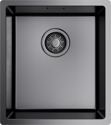 Omoikiri Tadzava 39-U/I-GM, мойка, нержавеющая сталь/вороненая сталь