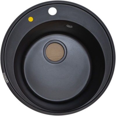 Детальное фото товара: Ecoshtein KREIS 500, мойка, гранит, черный