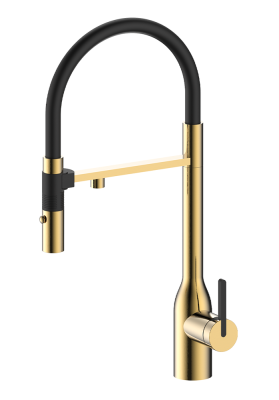 Детальное фото товара: Paulmark Magneto One, смеситель, светлое золото