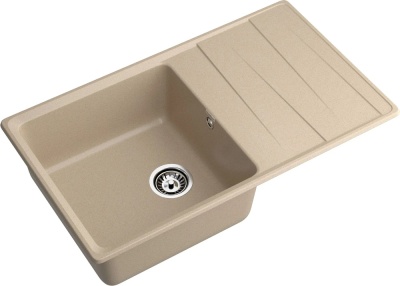 Детальное фото товара: GranFest LEVEL GF-LV-860L, мойка, мрамор, песочный