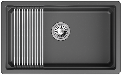Детальное фото товара: GRANULA 7303iU мойка, гранит, шварц