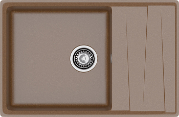 Фото товара: GranFest LEVEL GF-LV-760L, мойка, мрамор, терракот