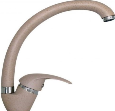 ALVEUS GENESIS GM 230 G55 AQ, смеситель. гранит, бежевый