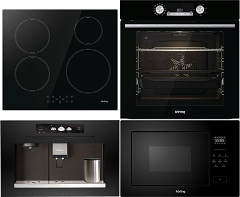 Фото товара: KORTING HI 64044 B + OKB 8481 ESN PYRO + KMI 827 GN + KCM 9830 BCG