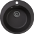 GranFest QUARZ GF-Z08, мойка, гранит, черный Детальное фото товара: GranFest QUARZ GF-Z08, мойка, гранит, черный