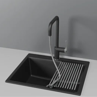 Детальное фото товара: GRANULA 8173 смеситель, гранит, турмалин