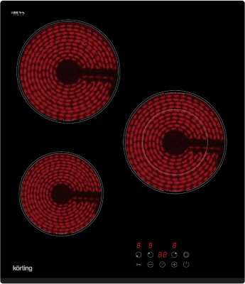 Детальное фото товара: Korting HK 42034 B стеклокерамическая поверхность
