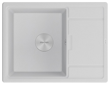 Фото товара: Paulmark FLUGEN 50-650, мойка, гранит, белый