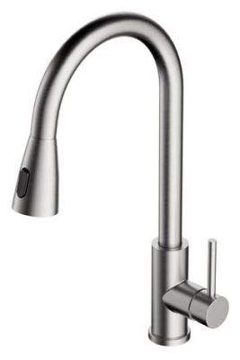 ALVEUS PRIMROSE PS SAT, смеситель, нержавеющая сталь сатин