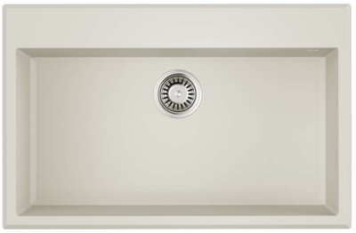 Детальное фото товара: Omoikiri Tedori 79-WH, мойка, гранит, белый