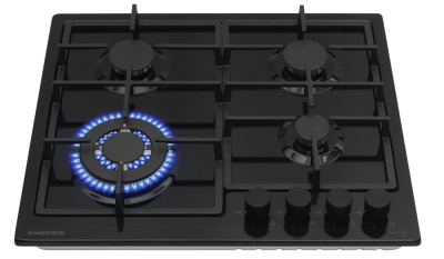 Детальное фото товара: MEFERI MGH604BK LIGHT газовая поверхность