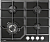 Фото товара: LEX GVG 640-1 BL газовая поверхность