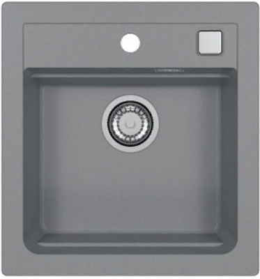 ALVEUS GRANITAL ATROX 20 CONCRETE - G81, мойка, гранит, серый (в комплекте с сифоном 1132823) ALVEUS GRANITAL ATROX 20 CONCRETE - G81, мойка, гранит, серый (в комплекте с сифоном 1132823)