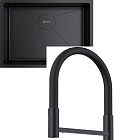 Omoikiri Taki 54-U/IF-GB + Kanto-2 Plus-SB GB-BL графит