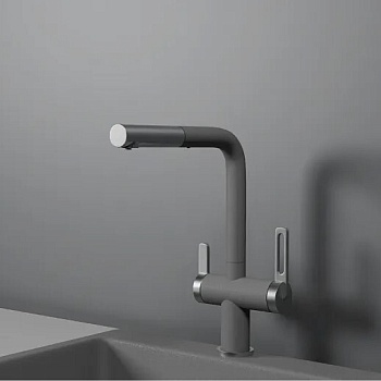 Фото товара: GRANULA 8170 смеситель, гранит, алюминиум