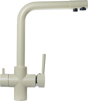 Фото товара: Ecoshtein ES 0400, смеситель, гранит, шампань