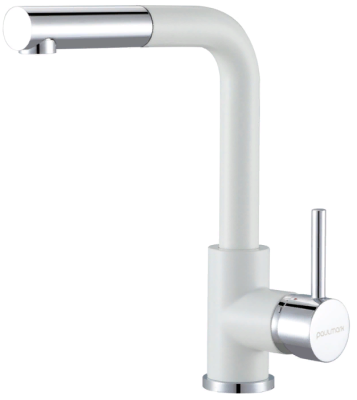Детальное фото товара: Paulmark KASSEL, смеситель, белый матовый