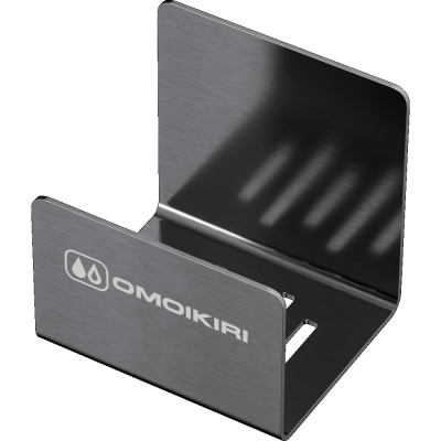 Omoikiri SH-01-GM, держатель для губки, вороненая сталь Omoikiri SH-01-GM, держатель для губки, вороненая сталь