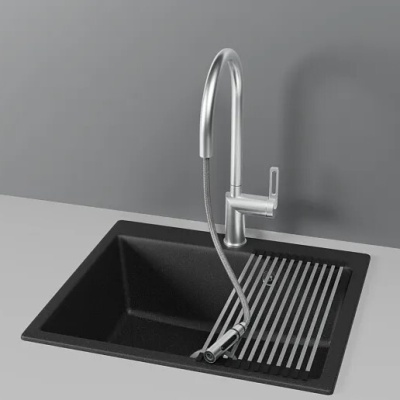 Детальное фото товара: GRANULA 8172 смеситель, нержавеющая сталь