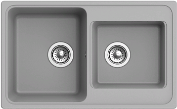 Фото товара: Ewigstein Elegant E- 80D, мойка, гранит, серый металлик