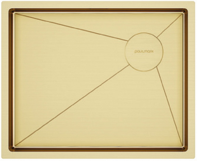 Paulmark NEXT-SKEW 54 UNI, мойка, брашированное золото