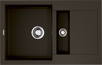 Фото товара: Omoikiri Sakaime 78-2-DC, мойка, гранит, темный шоколад