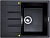 Фото товара: Zigmund & Shtain RECHTECK 645, мойка, черный базальт 