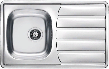 Фото товара: ALVEUS ZOOM 20 NAT-90, мойка, нержавеющая сталь (в комплекте с сифоном 1130550)