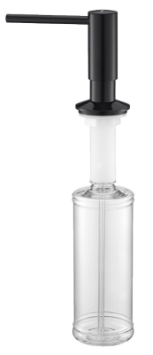 Paulmark DECUS, дозатор для моющего средства, глянцевый черный