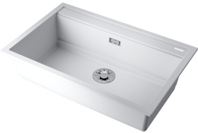 Детальное фото товара: Omoikiri Kitagawa 79-LB-WH, мойка, керамика, белый