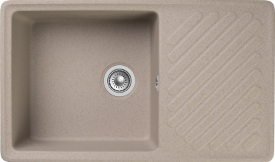 GranFest QUARZ GF-ZL-53, мойка, гранит, песочный