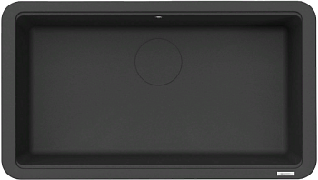 Фото товара: Omoikiri Tarento 83-BL, мойка, гранит, черный