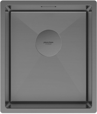 Paulmark NEXT 38 UNI, мойка, нержавеющая сталь, вороненая сталь