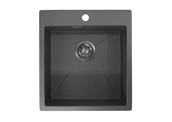 Фото товара: GRANULA 4600 мойка, нержавеющая сталь, графит матовый