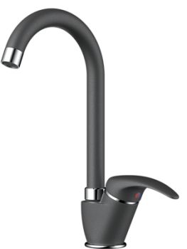 Фото товара: Omoikiri Umi-BL, смеситель, гранит, черный