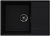 Фото товара: Maunfeld Lacrima 700 MFQS-700B, мойка, гранит, черный