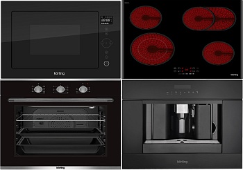 Фото товара: KORTING HK 62550 B + OKB 370 CMX + KMI 825 TGN + KCM 9200 BG