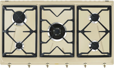 Детальное фото товара: Smeg SRV896POGH газовая поверхность