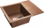 GranFest QUADRO GF-Q-650 L, мойка, мрамор, терракот Детальное фото товара: GranFest QUADRO GF-Q-650 L, мойка, мрамор, терракот