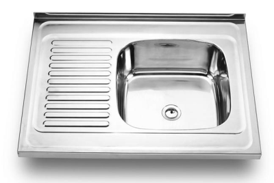 Детальное фото товара: Emar EM-T6080LQ, мойка, нержавеющая сталь