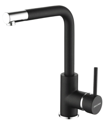 Paulmark HONNER, смеситель, гранит, черный металлик
