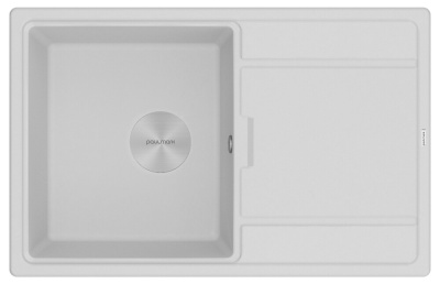 Paulmark FLUGEN 50-780, мойка, гранит, белый