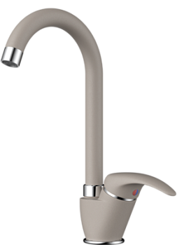 Фото товара: Omoikiri Umi-SA, смеситель, гранит, бежевый