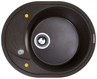 Детальное фото товара: Zigmund & Shtain KREIS OV 575, мойка, швейцарский шоколад 